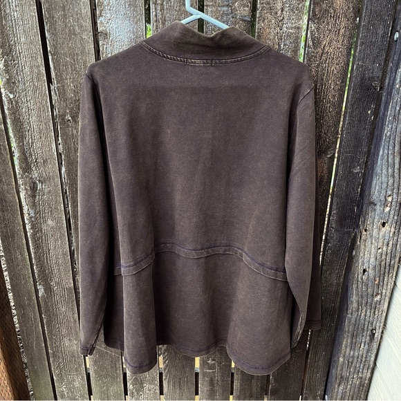 Habitat River Wash Chill Zip Jacket In Brown Sz XL - Picture 4 of 13